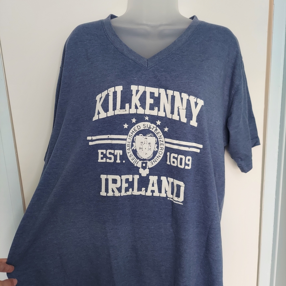 Mens Kilkenny Ireland V-neck Irish Connexxion XL Blue